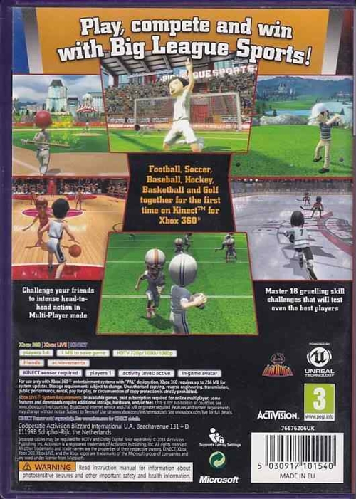 Big League Sports - XBOX 360 (B Grade) (Genbrug)